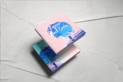 Square Book Cover Mockups, a Books & Magazine Mockup by Defa Visual (Thumbnail 9 of 9)