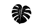 Monstera Leaf Silhouette Bundle, an Illustration by yasushie (Thumbnail 25 of 31)