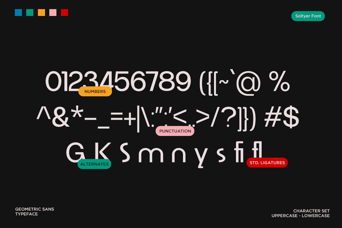 Geometric Modern Sans Font - Soltyer, a Sans Serif Font by Say Studio (Photo 10 of 11)