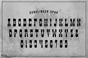 Gunslinger Western Typeface, a Slab Serif Font by Von Type Co (Thumbnail 4 of 10)