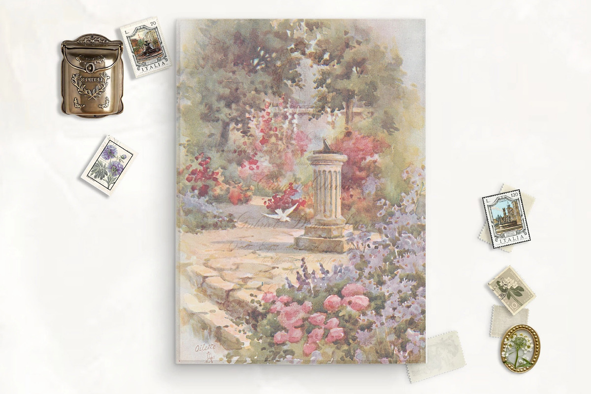 French Garden II Vellum Print, an Invitation Template by SilverJoyAtelier (Photo 2 of 2)