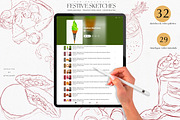 Festive Sketches & Color Palettes, a Palette Add-On by Liquid Amethyst Art (Thumbnail 9 of 11)