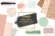 160 Brush Strokes in 1 Bundle, an Object Graphic by PeDe Designs (Thumbnail 1 of 9)