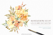 Soft Rose - Watercolor Clipart, an Illustration by MariaScaroniAtelier (Thumbnail 3 of 6)