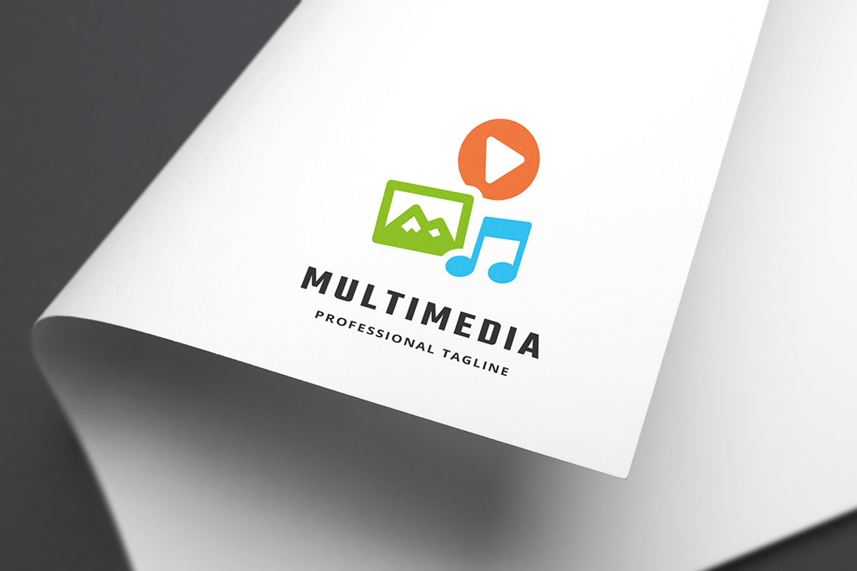 Multimedia Logo, a Branding & Logo Template by Design_Planet