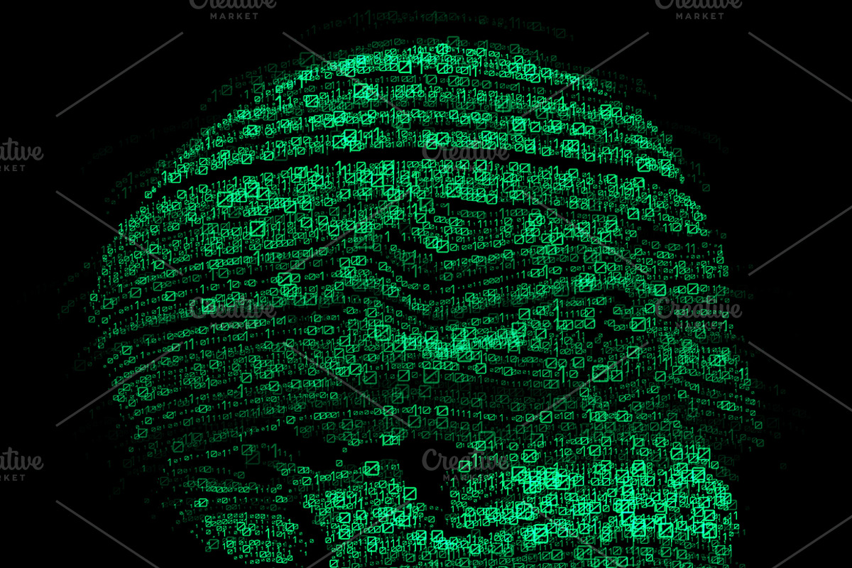 The Skull 5 Backgrounds, a Technology Illustration by GarryKillian (Photo 4 of 6)