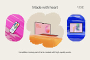 Veze - Y2K Mockup Bundle, a Device Mockup by Creavora (Thumbnail 2 of 11)