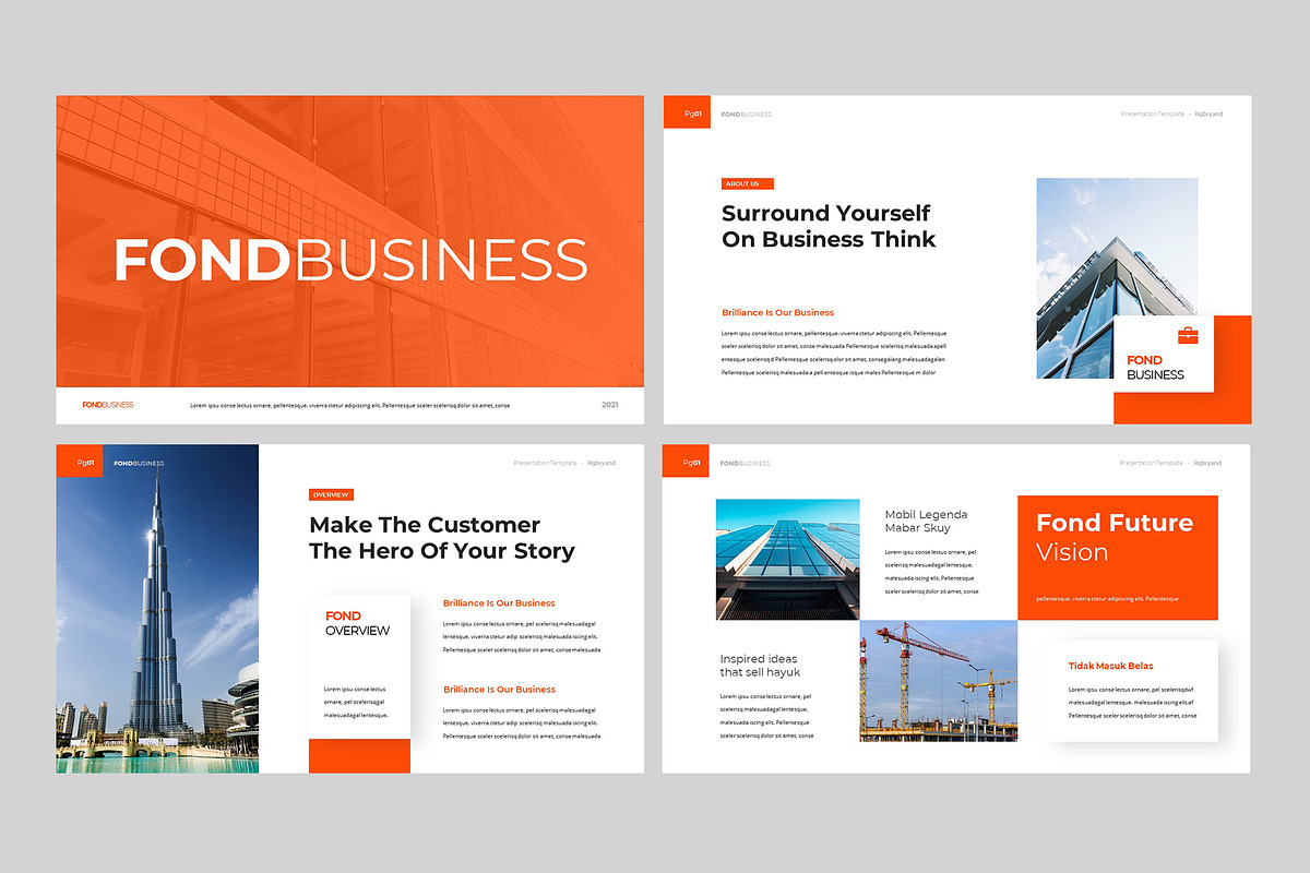 Fond - Business Pitch Powerpoint, a Presentation Template by rgbryand