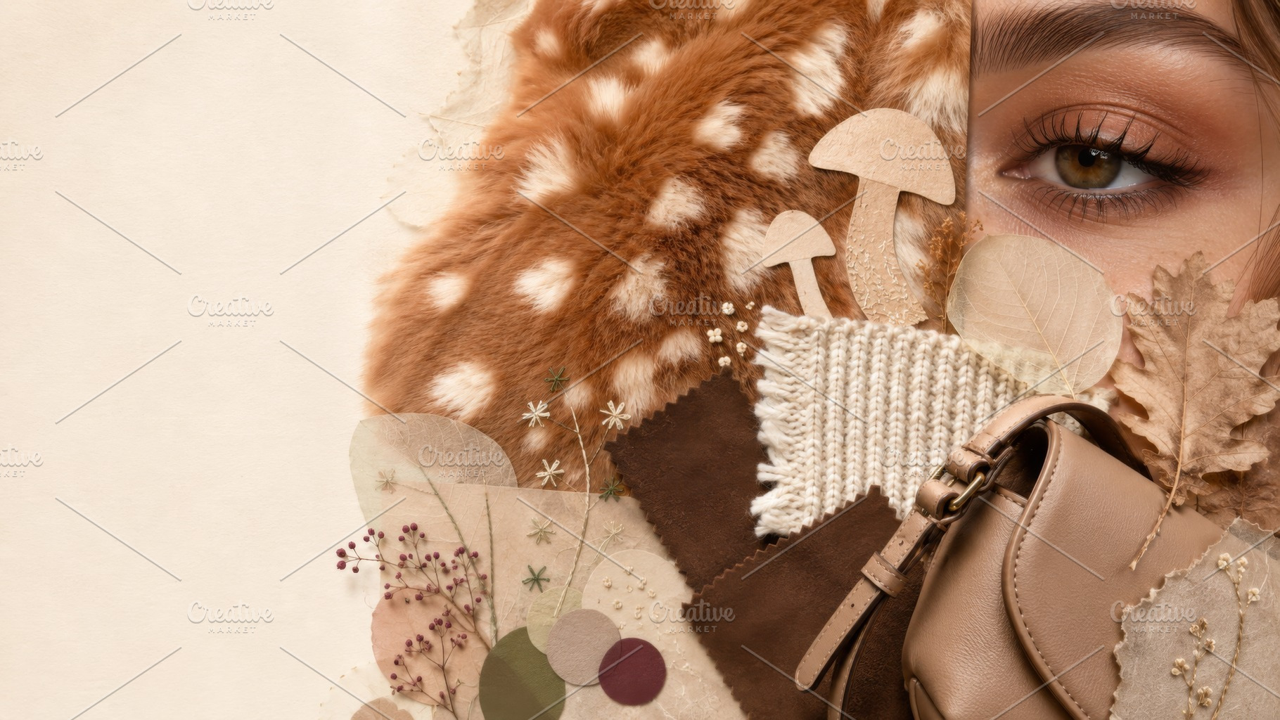 Autumn-inspired collage featuring mu, a Photo by Dvoevnore photos