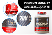5lb Whey Protein Jar Mockup A3-Pro, a Packaging Mockup by Design Warlord (Thumbnail 13 of 16)