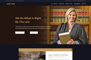 LT Law Wordpress Theme