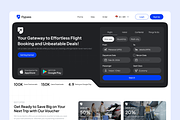Flypass - Travel Landing Page, a Landing Page Template by Semusim Visual (Thumbnail 4 of 8)