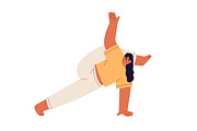 Women exercising in yoga asanas set, a Sport Illustration by Good Studio (Thumbnail 3 of 13)