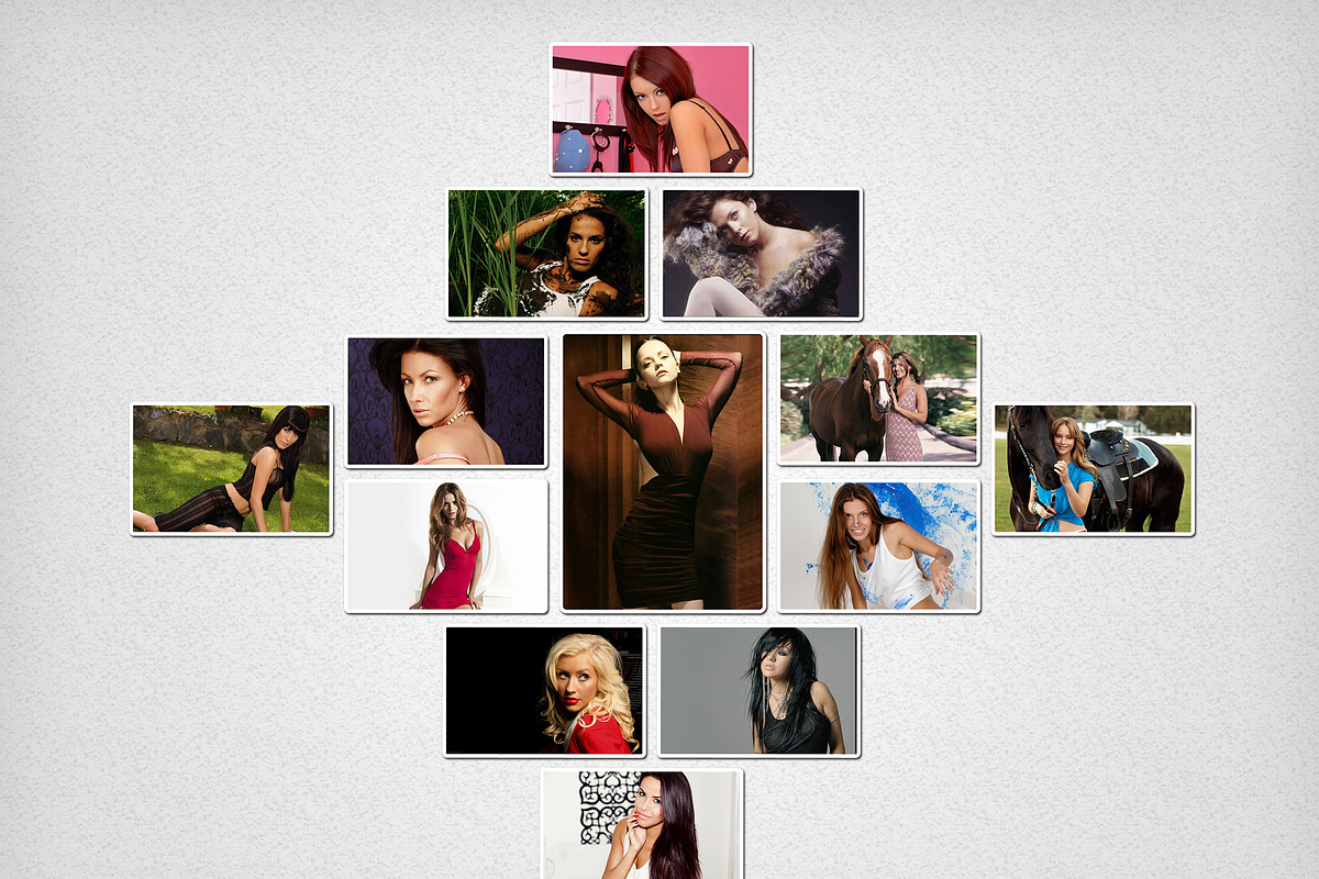 Photo Collage Template 03, a Graphic by Layout Design