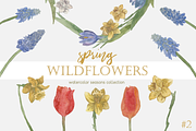 Spring Wildflowers, an Illustration by Elisa Ursa (Thumbnail 1 of 7)