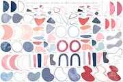 4 colors combinations of shapes, a Texture Illustration by marie dricot (Thumbnail 3 of 14)