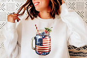Watercolor 4th Of July Clipart, an Illustration by SinaCreation (Thumbnail 8 of 9)