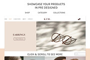 Wix Ecommerce Website Template | KIM, a Wix Template by Design Unique (Thumbnail 2 of 10)