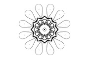 Black and White Mandala Patterns Set, a Decorative Illustration by NJ Himel (Thumbnail 75 of 101)