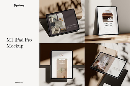 M1 iPad Pro Mockup kit, an iPad Mockup by Momogi