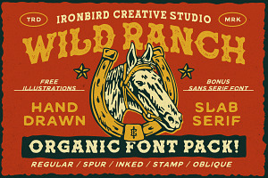 Wild Ranch - Font Pack & Extras!