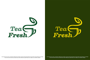 Tea Cup Cafe Logo Design Template, a Branding & Logo Template by Morvana Crew