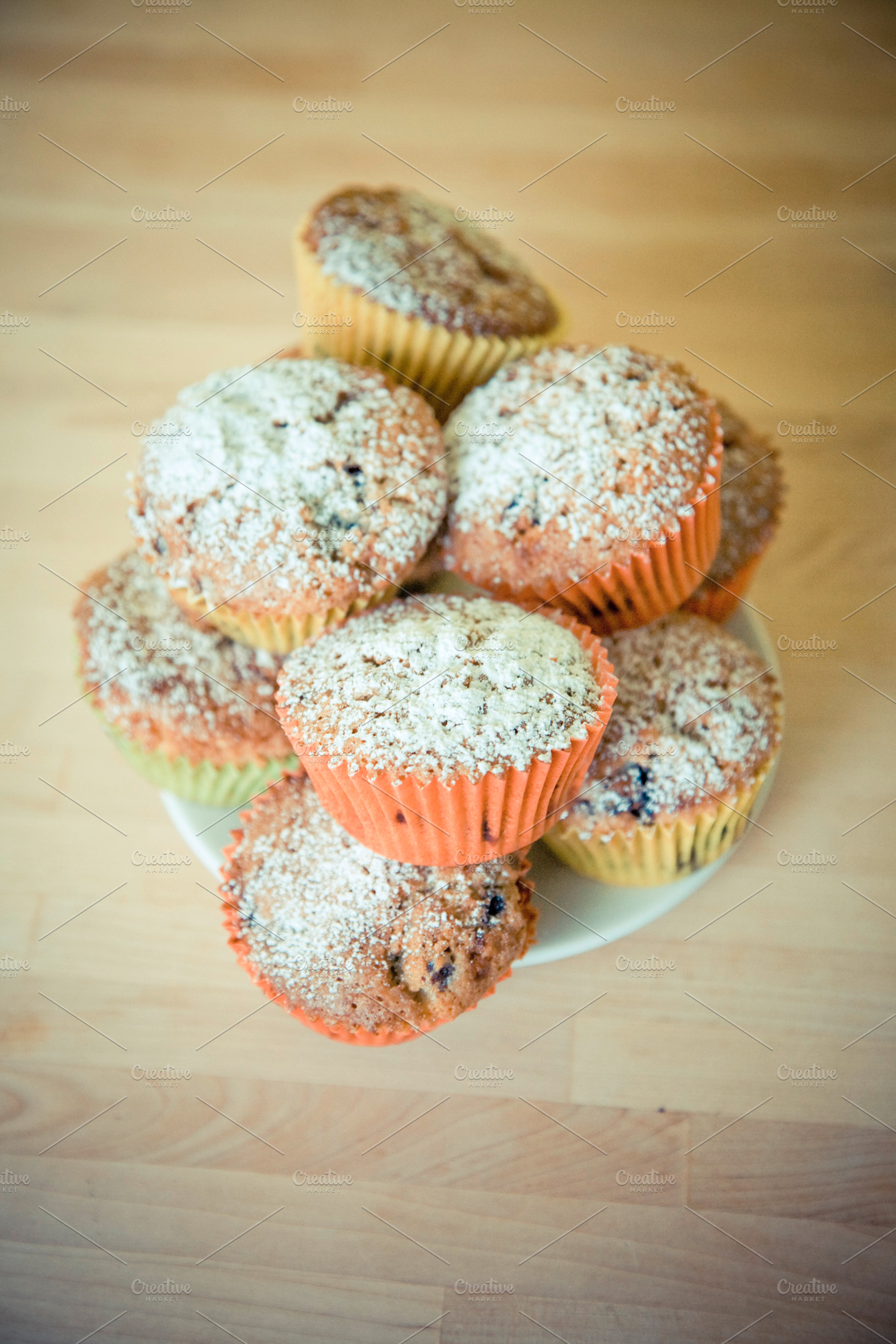 Cranberry Muffin Stock Picture