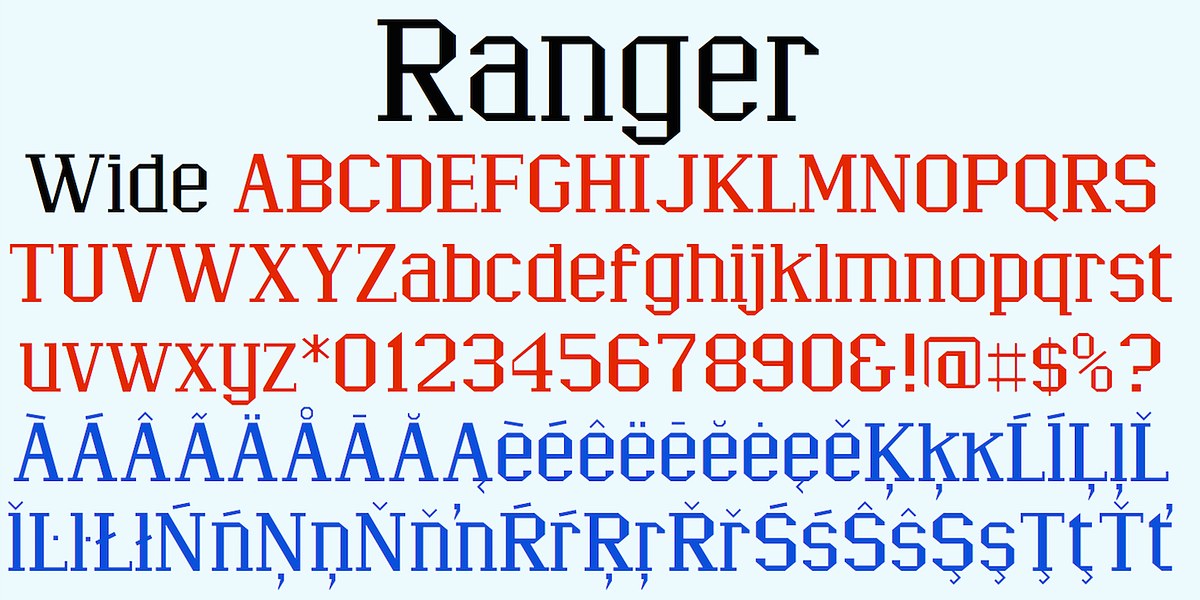 Ranger, a Slab Serif Font by Ingrimayne Type (Photo 4 of 7)