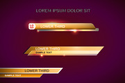 Lower thirds, a Work Illustration by El Design (Thumbnail 1 of 5)