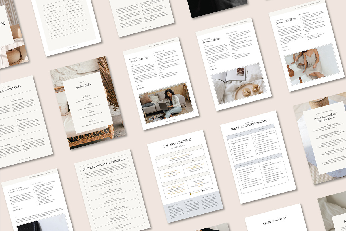 Welcome Pack / Info Guide, a Presentation Template by January Made Design (Photo 7 of 7)