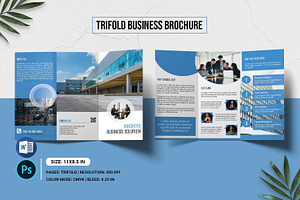 Corporate Trifold Brochure, a Brochure Template by retrographix