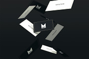 Falling Business Cards Mockup, a Print Template by measyn (Thumbnail 3 of 4)