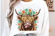 Valentine Day Highland Cow,Valentine, an Illustration by designcity5 (Thumbnail 6 of 9)