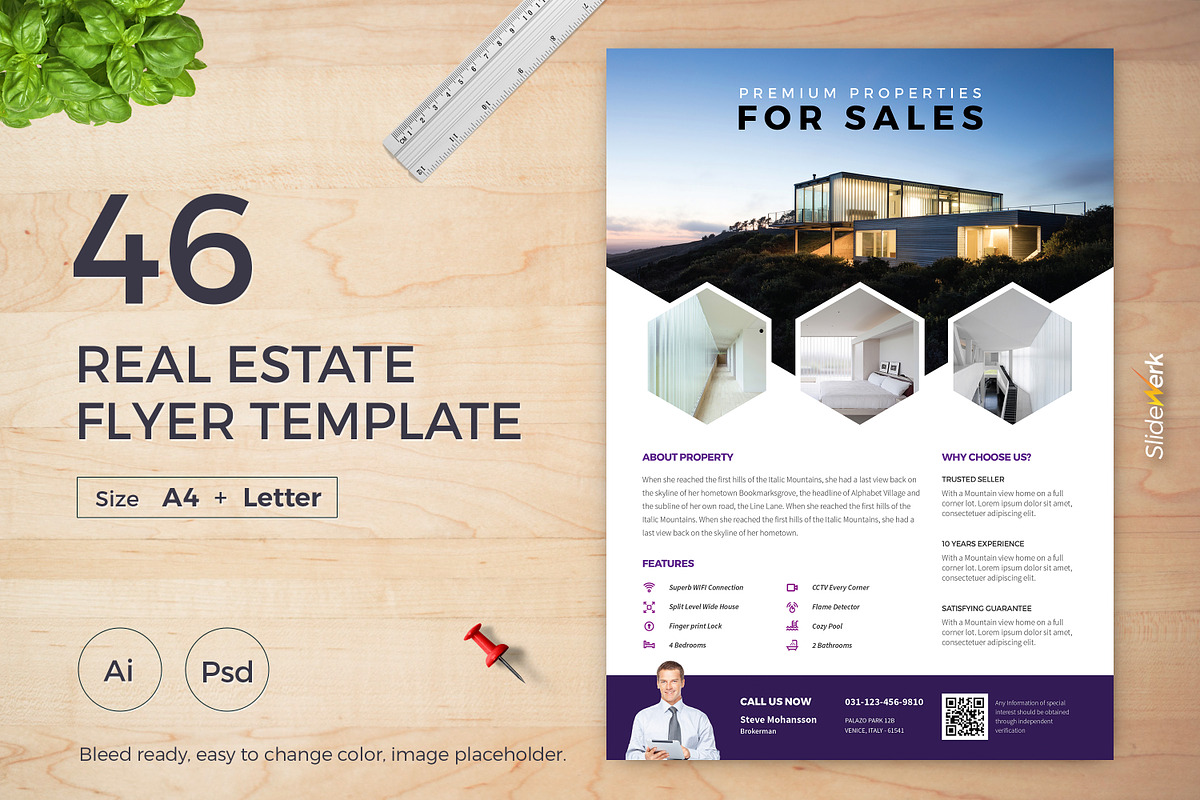 Real Estate Flyer 46 - Slidewerk, a Flyer Template by Slidewerk