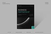 Project Business Proposal Template, a Brochure Template by TMint Play (Thumbnail 1 of 8)