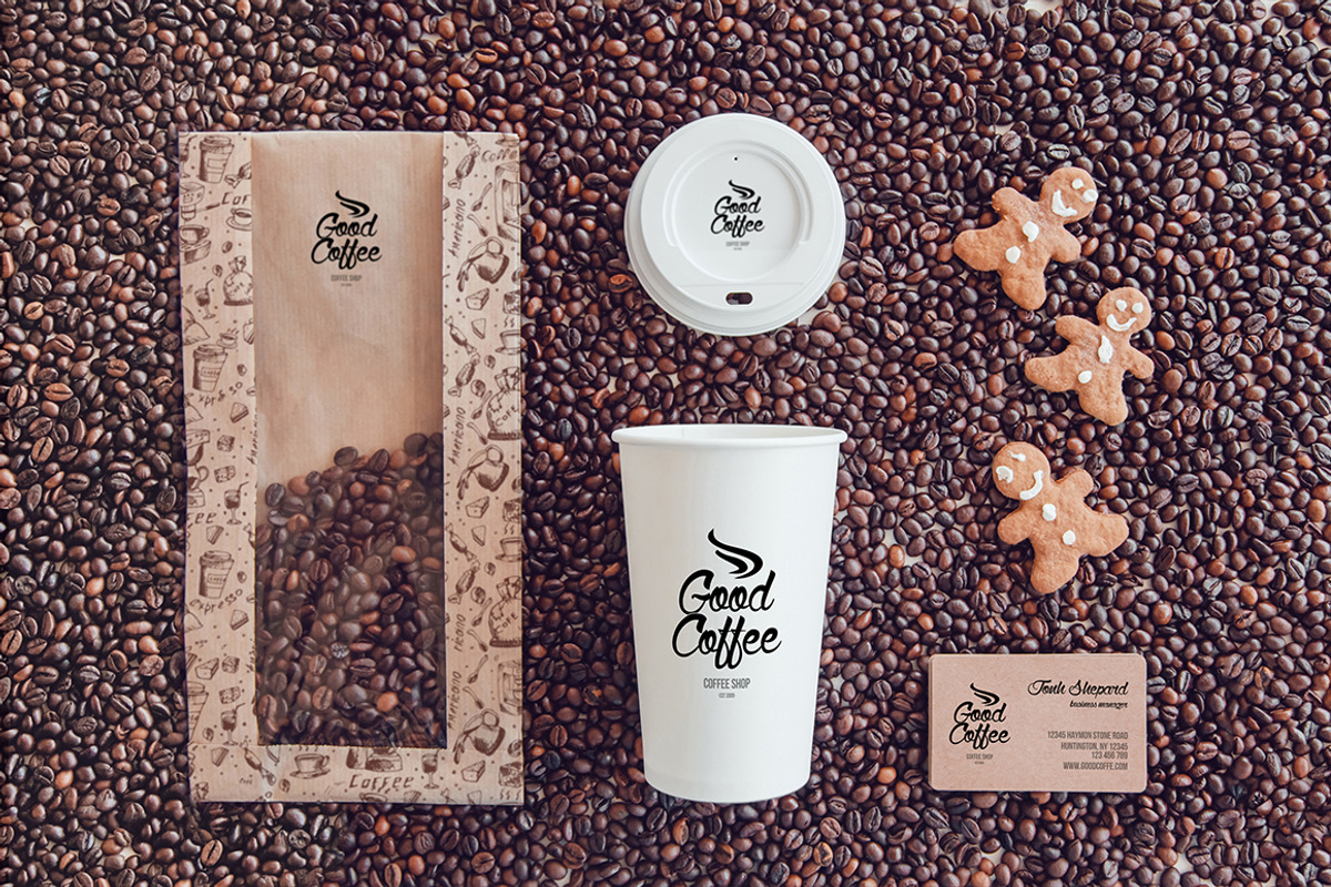 Coffee Branding Mock-up, a Cups & Container Mockup by Freeman Studio (Photo 7 of 16)