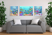Under Water Landscape, a Texture Illustration by Digital Studio (Thumbnail 7 of 7)