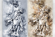 Splatter Watercolor Photoshop Action, an Action Add-On by GorynArt (Thumbnail 14 of 20)