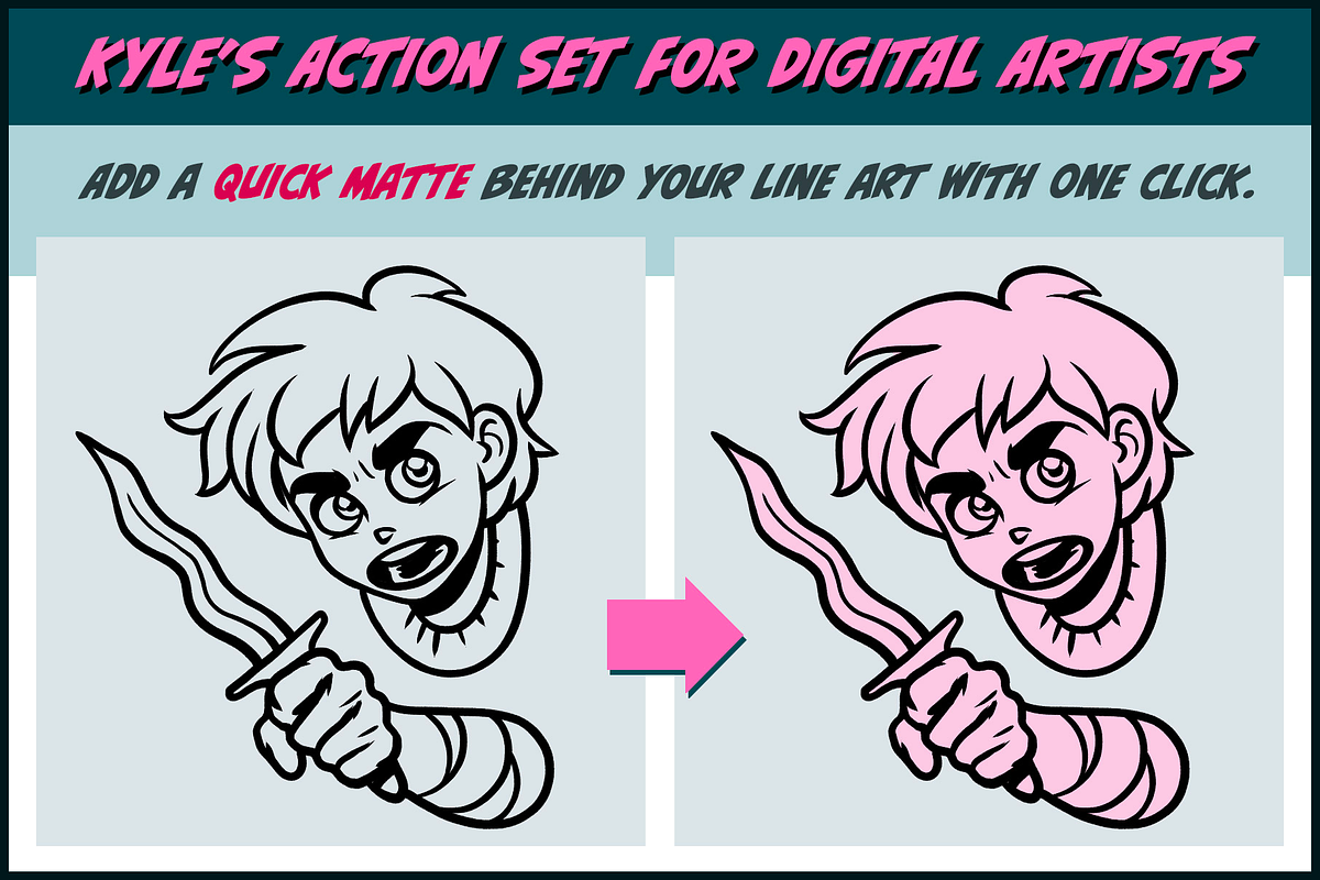 Kyle's Actions for Photoshop Artists, an Action Add-On by Kyle's Digital Art Tools (Photo 3 of 10)