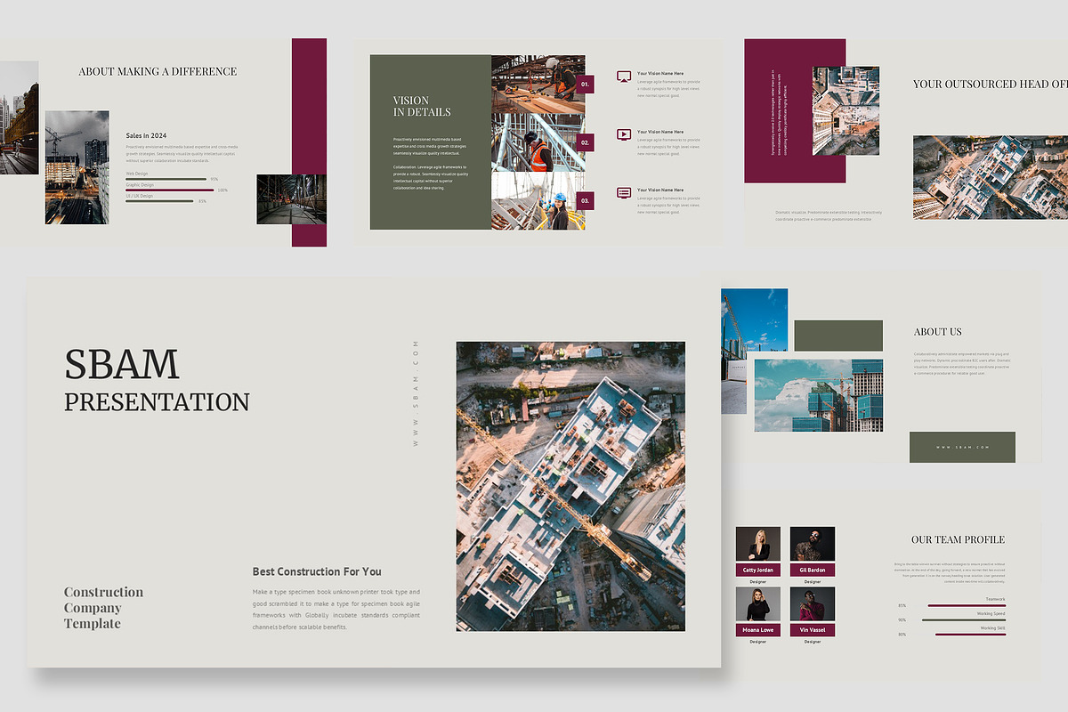 Sbam : Building Firm Google Slides, a Presentation Template by Punkl Camp (Photo 1 of 16)
