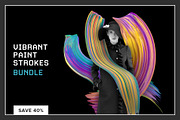 Vibrant Paint Strokes Bundle, a Texture Graphic by Chroma Supply (Thumbnail 1 of 23)