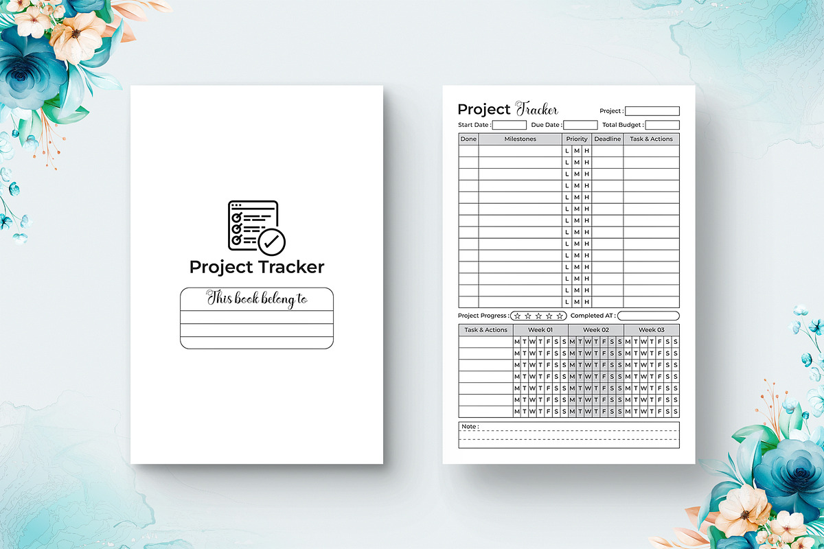 Editable Project Planner 2023 V-2, a Templates & Theme by Mondols Graphic (Photo 2 of 2)