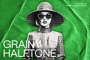 Grainy Halftone Photo Effect, a Layer Style Add-On by dokudokunomi (Thumbnail 1 of 5)