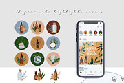 Organic cosmetics - big collection, an Illustration by Lana Sham (Thumbnail 6 of 15)