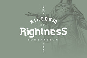 Blackhead Typeface | Font, a Blackletter Font by Headfonts (Thumbnail 5 of 8)