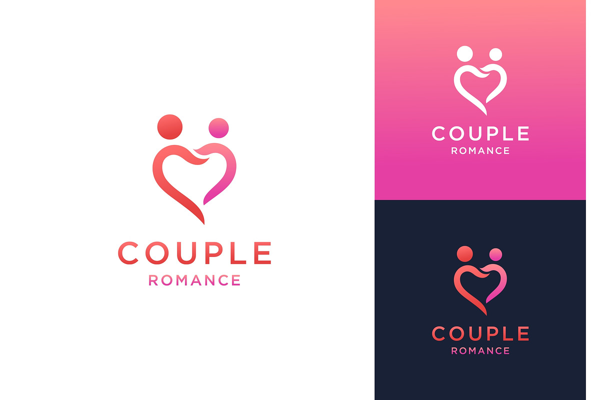 Couple Dating Affection Love Logo, a Branding & Logo Template by ika trisiana (Photo 1 of 2)