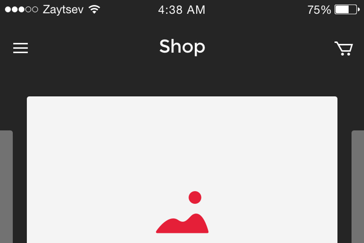 Oculus iOS Wireframe UI Kit, a Wireframe Template by Yaroslav Zaitsev (Photo 18 of 23)