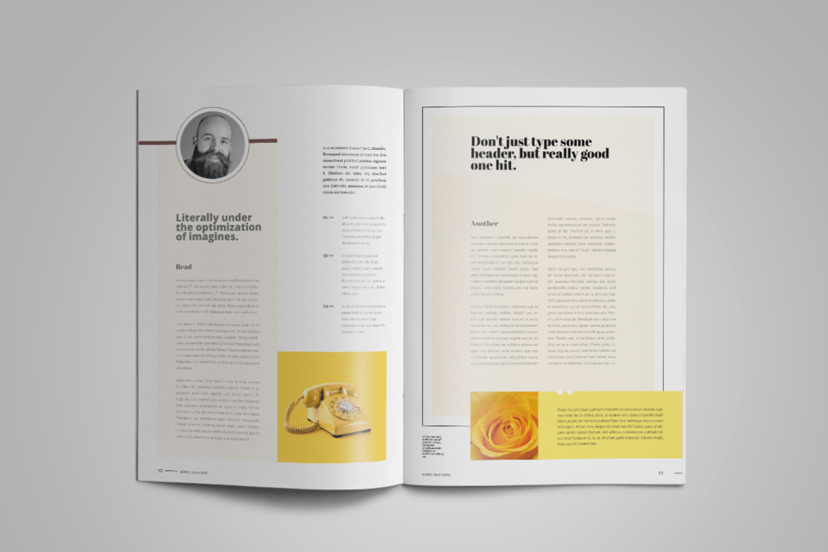 Kopec | Magazine Template, a Magazine Template by spidergraph (Photo 6 of 12)