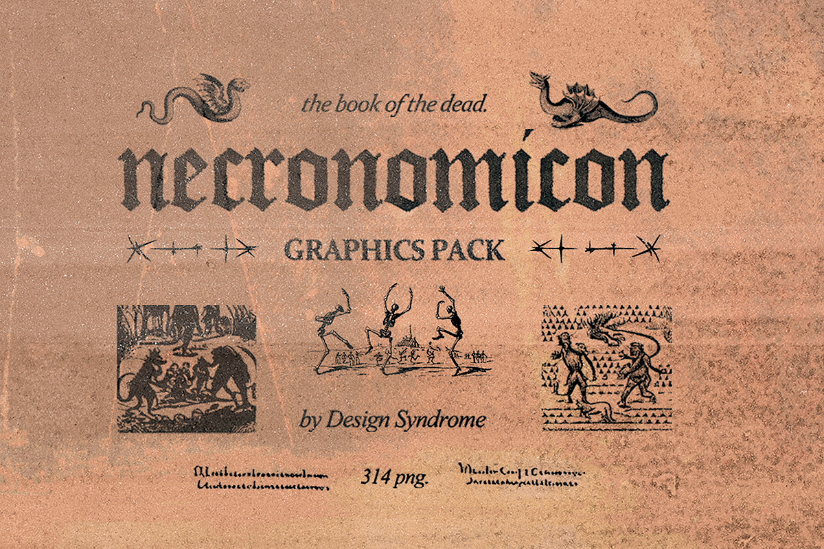 Necronomicon Graphics Pack, an Object Graphic by Design syndrome (Photo 1 of 5)