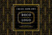 Art Deco Graphics & Patterns set, an Object Graphic by BirDIY Design (Thumbnail 8 of 10)
